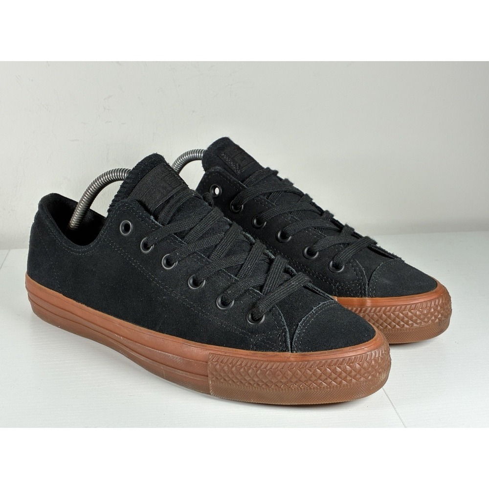 Size 8 - Converse Chuck Taylor All Star Pro Low Black Gum Lunarlon Insoles